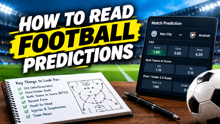 How to Read Our Football Predictions: Tips, Odds and Confidence